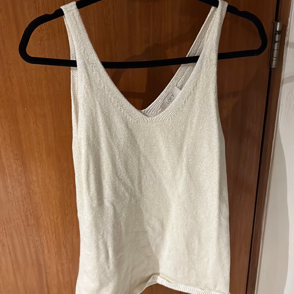 loft xs shirt nude color and has some shimmer